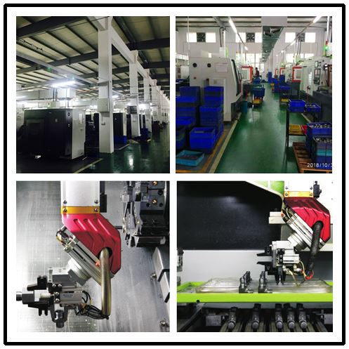Workshop hydraulic compression tube fittings cnc automatic robot arm
